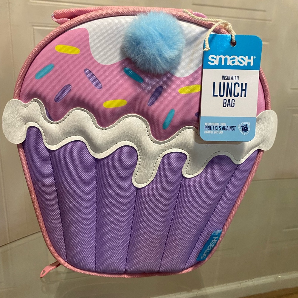 Brand New Smash Cupcake 🧁 School Lunch Bag Insulated ,